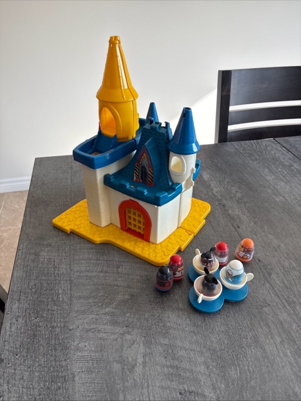 Vintage 1977 Hasbro Weebles Mickey Mouse Magic Kingdom #581-Incomplete Set